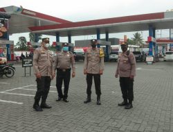 SASAR SPBU ANTISIPASI PENIMBUNAN BBM BERSUBSIDI, POLSEK BINJAI TIMUR PATROLI GABUNGAN UNIT