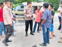 MONITORING UNRAS PARA SUPIR ANGKOT KAPOLSEK BINJAI TIMUR PIMPIN LANGSUNG PENGAMANAN