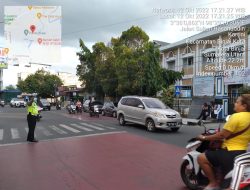 PASTIKAN KAMSELTIBCAR AMAN KONDUSIF PADAT SORE SAT LANTAS POLRES BINJAI