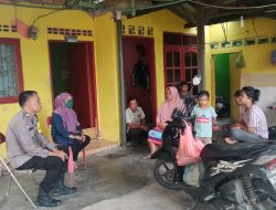 LEBIH DEKAT DENGAN MASYARAKAT DI KELURAHAN, BHABINKAMTIBMAS KUNJUNGI WARGA BINAAN