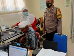 BHABINKAMTIBMAS POLSEK BINJAI UTARA LAKSANAKAN MONITORING VAKSINASI DI WILAYAHNYA