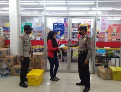PENTINGNYA PROTOKOL KESEHATAN, OPERASI YUSTISI MALAM POLSEK BINJAI SELATAN SASAR MINI MARKET