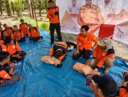 UNIT INTELKAM POLSEK BINJAI BARAT MONITORING PEMBUKAAN JAMBORE TANGGAP BENCANA DPW PKS SUMUT