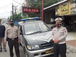 POLSEK BINJAI KOTA RUTIN LAKSANAKAN PATROLI  ANTISIPASI 3C CIPTA KONDISI AMAN KONDUSIF