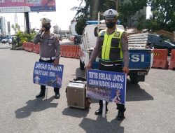 UNIT DIKYASA SAT LANTAS POLRES BINJAI EDUKASI KE MASYARAKAT GIAT PENLING – PENLUH