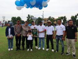 KABAGOPS DAMPINGI WALIKOTA BINJAI BUKA TURNAMEN SEPAK BOLA