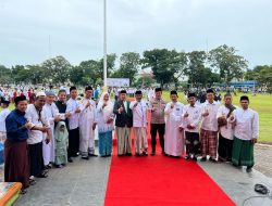 KAPOLRES BINJAI MENGHADIRI PERINGATAN HARI SANTRI NASIONAL 2022