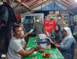 Gelar Operasi Yustisi Malam Imbauan Protokol Kesehatan Dan Bagikan Masker Secara Gratis Polsek Binjai Timur