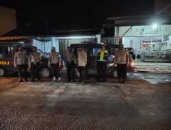 PATROLI MALAM BERSINGGUNGAN MONITORING PERBATASAN ANTISIPASI GUANTIBMAS