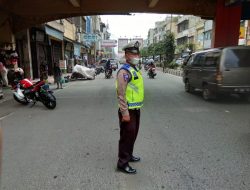 POS PADAT SORE PENGATURAN ARUS LALU LINTAS PASCA AKTIFITAS MASYARAKAT DI SORE HARI