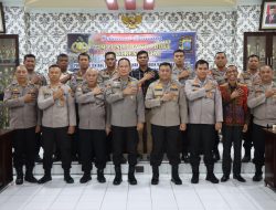 POLRES BINJAI MENERIMA KUNJUNGAN TIM PULITBANG POLRI