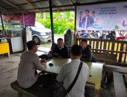 PANTAU PERKEMBANGAN SITUASI KAMTIBMAS, BHABINKAMTIBMAS SAMBANGI WARGANYA