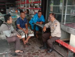 BHABINKAMTIBMAS SAMBANGI WARGA BINAAN SAMPAIKAN PESAN KAMTIBMAS DAN SOSIALISASI RADIKALISME