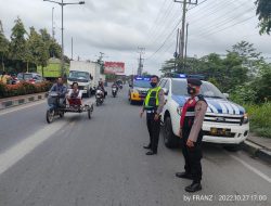 CIPTAKAN KAMSELTIBCAR AMAN KONDUSIF PADAT SORE POLRES BINJAI JAGA KETERTIBAN ARUS LALIN