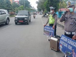 Satlantas Polres Binjai Beri Himbauan Keras Terkait Knalpot Brong