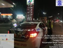 ANTISIPASI ANTRIAN PANJANG PASCA PENYESUAIAN TARIF BARU BBM BERSUBSIDI , UNIT PATROLI SAT LANTAS MONITORING SEKITARAN SPBU