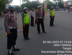 SAT LANTAS POLRES BINJAI PAM CAR FREE DAY BERSAMA DISHUB KOTA BINJAI