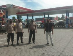 AMANKAN SPBU, POLSEK BINJAI TIMUR CEGAH PENYALAHGUNAAN BBM