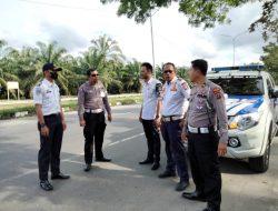 ANTISIPASI BALAP LIAR SAT LANTAS POLRES BINJAI BERSAMA DISHUB KOTA BINJAI LAKUKAN MOBILE SEPUTARAN JALAN BARU MAKALONA
