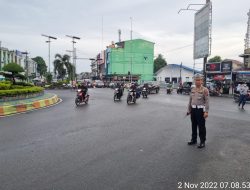 PENGATURAN LALIN PAGI ,SATLANTAS POLRES BINJAI BERIKAN PELAYANAN PRIMA UNTUK MASYARAKAT