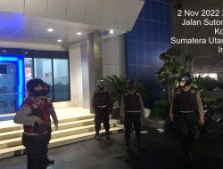 ANTISIPASI TINDAK KEJAHATAN MALAM HARI MELALUI PAM OBVIT SAT SAMAPTA POLRES BINJAI SASAR OBJEK VITAL DI WILKUM POLRES BINJAI
