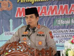 POLRES BINJAI LAKSANAKAN PERINGATAN MAULID NABI BESAR MUHAMMAD SAW 1444 H