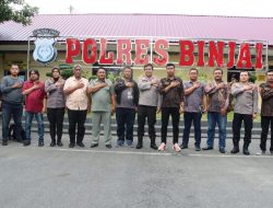 KAPOLRES BINJAI TERIMA KUNJUNGAN SILATURRAHMI DARI KBPPP