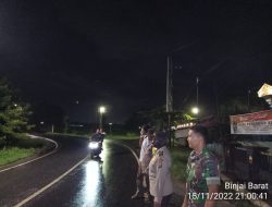 Polsek Binjai Barat Melaksanakan Giat Patroli R-4 Blue Light