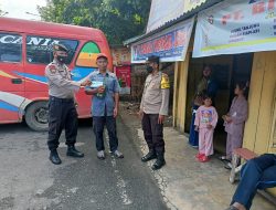 Petugas Polsek Binjai Timur laksanakan kegiatan Ops Yustisi rutin guna cegah penambahan virus covid-19 di tengah masyarakat
