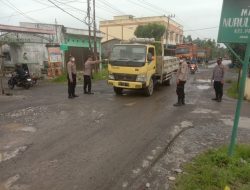 Terkait virus covid-19 Polsek Binjai Barat laksanakan Oprasi Yustisi di tengah wilkum Polsek Binjai Barat
