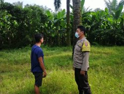 Kegiatan rutin Bhabinkamtibmas Polres Binjai melaksanakan sambang dan DDS serta menyampaikan pesan-pesan kamtibmas