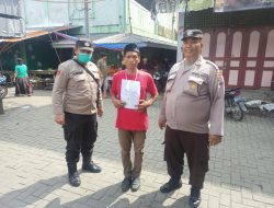 Patroli rutin yang dilaksanakan Polsek Binjai Barat memberikan pembinaan kepada Premanisme