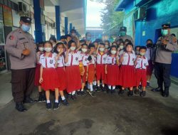 Patroli rutin yang di laksanakan Polsek Binjai Barat sekaligus memberikan himbauan kepada masyarakat mengenai prokes