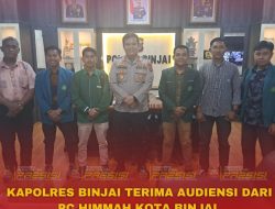 KAPOLRES BINJAI MENERIMA AUDENSI PC HIMMAH KOTA BINJAI