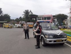 Polsek Binjai Kota laksankaan patroli giat rutin guna menjaga kamtibmas serta melakukan himbauan pemerintah tentang protokol kesehatan