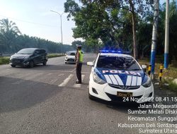 Kegiatan rutin yang ditingkatkan oleh Sat Lantas Polres Binjai guna mencegah antisipasi kemacetan dan penertiban parkir