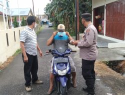 Kegiatan Orasi Yustisi oleh Polsek Binjai Utara guna Mengantisipasi Penyebaran Virus Corona  (Covid 19)