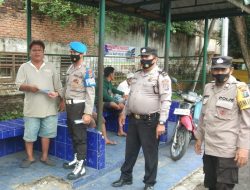 Polsek Binjai Timur Melaksanakan Giat Himbauan Pemerintah  serta menyampaikan pesan kamtibmas