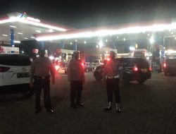 Giat Kryd Patroli Gabungan Blue Light Polsek Binjai Timur dan Polsek Binjai Kota guna melaksanakan Ops Yustisi