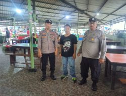 Petugas Unit samapta Polsek Binjai barat laksanakan kegiatan pembinaan  kepada Juruparkir liar serta menajaga keamanan kamtibmas