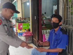 Ops Yustisi rutin tentang Pencegahan Penyebaran Virus Corona dilaksanakan oleh Polsek Binjai Kota guna beri himbau kepada masyarakat agar tetap menjaga prokes