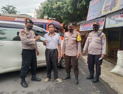 Polsek Binjai Timur rutin melakukan himbauan pemerintah tentang protokol kesehatan kepada masyarakat