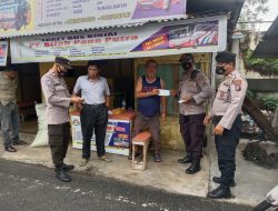 Ops Yustisi oleh Polsek Binjai Timur rutin serta melaksanakan pencegahan Penyebaran virus corona ( Covid-19 )