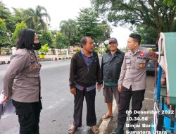Personil Bhabinkamtibmas Polsek Binjai Utara rutin melaksanakan Sambang dan DDS kepada Tokoh Masyarakat serta  menyampaikan protokol kesehatan