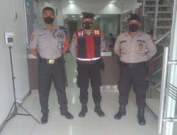 Penyampaian himbauan mengenai kamtibmas kepada masyarakat yang dilaksanakan oleh Sat Samapta Polres Binjai