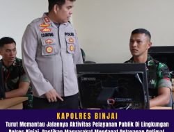 KAPOLRES BINJAI PANTAU JALANNYA AKTIVITAS PELAYANAN PUBLIK, PASTIKAN MASYARAKAT MENDAPAT PELAYANAN OPTIMAL