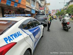PATROLI RUTIN SAT LANTAS POLRES BINJAI ANTISIPASI GUANTIBMAS