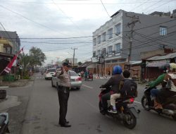 POLSEK BINJAI SELATAN POLRES BINJAI RUTIN LAKSANAKAN GATUR PAGI , BERIKAN PELAYANAN PRIMA TERHADAP MASYARAKAT