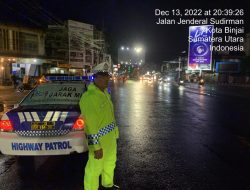 BLUE LIGHT PATROL, SATLANTAS POLRES BINJAI CEGAH BALAPAN LIAR DAN KNALPOT BLONG
