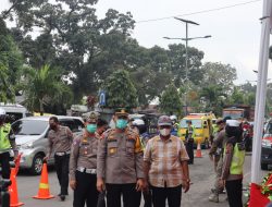 TINGKATKAN KEWASPADAAN, POLRES BINJAI GELAR SIMULASI PENGAMANAN DALAM RANGKA OPS LILIN TOBA 2022